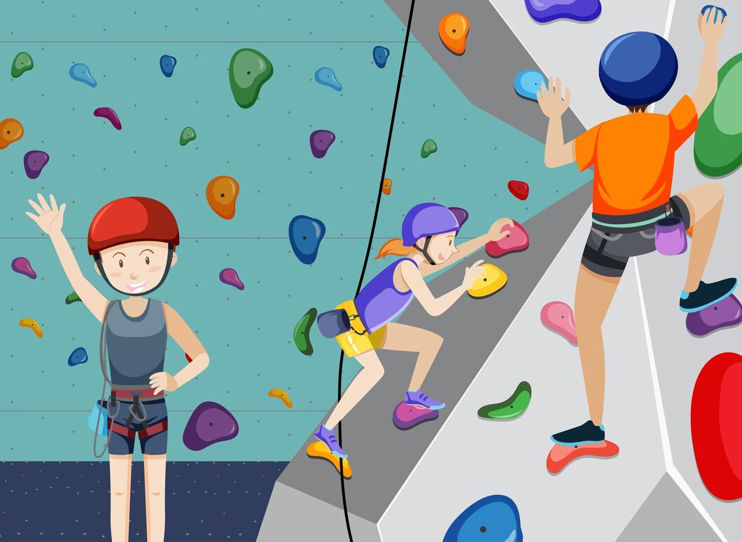 Hoch hinaus beim Bouldern