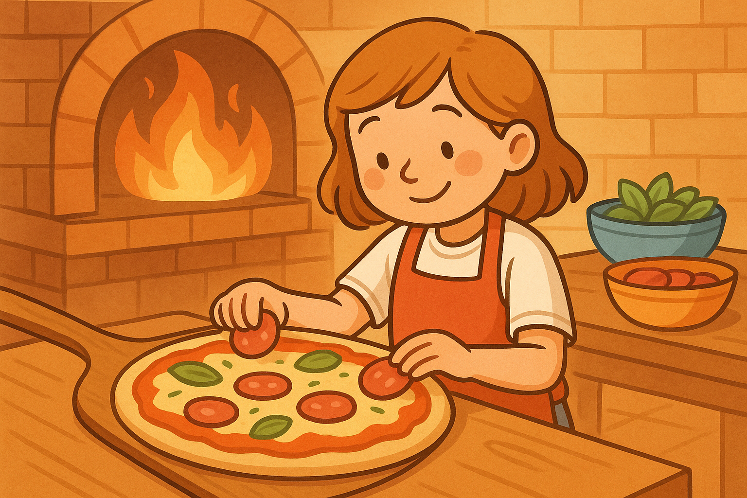Pizzabacken bei Ines 1